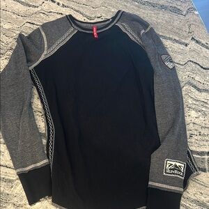 Alp N Rock Black and Gray Long Sleeve Shirt